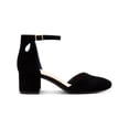 thumbnail image 2 of Giani Bernini Womens Izzeel Suede Ankle Strap Block Heels, 2 of 3