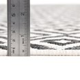 thumbnail image 4 of Rugs.com Jill Zarin Outdoor Collection Rug – 7' 10 x 10' Oval Charcoal Gray Flatweave Rug Perfect For Living Rooms, Large Dining Rooms, Open Floorplans, 4 of 9