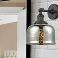thumbnail image 3 of 203-OB-G78 Innovations Lighting Bell - 1 Light Wall Sconce In Industrial Style-12 Inches Tall and 8 Inches Wide-Oil Rubbed Bronze Finish-Silver Plated, 3 of 4
