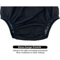 thumbnail image 6 of QZS Lightweight Diaper,2 Pack Portable Adult Leakproof Diapers Covers for Indoor,Portable Plastic Waterproof Incontinence Pants for Indoor,Outdoor,Black XL, 6 of 6