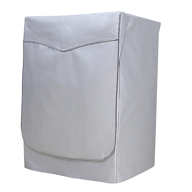 Maoww Gold Plated Coated Top Cover Washer Washing Machine Dryer Cover Silver Strap on - L