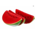 thumbnail image 1 of MKHSQHDG Clearance Realistic Watermelon Slices Fruit for Kitchen Party Summer Display Ornamental Watermelon Slice, 1 of 8