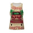 thumbnail image 4 of Gaeub Christmas Vintage Red Truck Men's Athletic Tank Top, Workout Sleeveless Shirts, Running Tank Tops for Gym, Running, Training - Small, 4 of 9