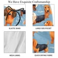 thumbnail image 4 of luoweisi Men's Beach Shorts Quick Dry Swim Trunks with Mesh Lining Dachshund XL, 4 of 5