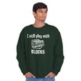thumbnail image 5 of Play With Blocks Car Engine Mechanic Sweatshirt for Men or Women Brisco Brands 3X, 5 of 6