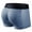 JM467Blue, variant on Men Trunks Built-in Fake Butt Hip Lifter Enhancer Shorts Boxer Briefs Padded Underwear Shapewear Underpants Nylon  Breathable
