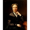 thumbnail image 3 of Léon Bonnat 15x18 Black Modern Framed Museum Art Print Titled - Woman's Portrait (1868), 3 of 5