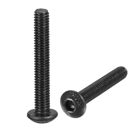 

Uxcell M3x20mm Hex Socket Button Head Cap Bolts Screws Alloy Steel Black 100 Pack