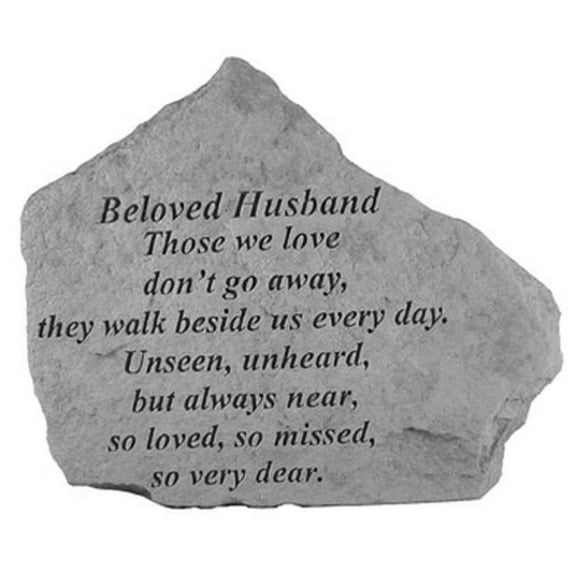 Beloved Husband Those We Love Don'T Go Away.. Memorial Garden Stone