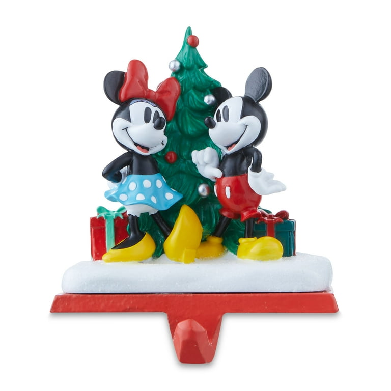 Disney, Mickey and Minnie Metal Christmas Stocking Holder, Multi