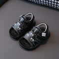 thumbnail image 2 of Toddler Boys Girls Squeaky Sandals Open-Toe Anti-Slip Rubber Sole First Walkers Summer Beach Shoe, 2 of 5