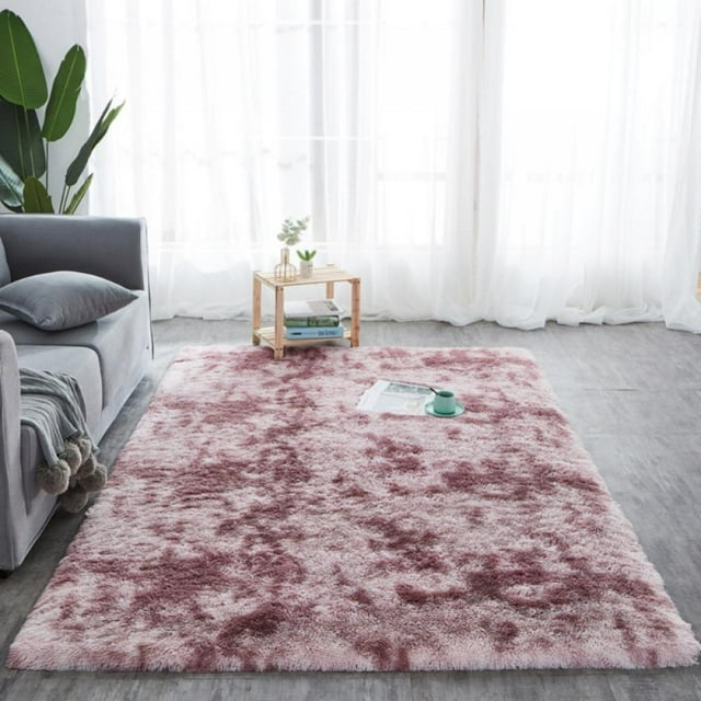 Yinrunx Long Plush Area Rug, Fluffy Shaggy Bedside Floor Dorm Area Rug, Soft Shag Fuzzy Plush Indoor Room Carpet for Kids Boys Teen Home Decor Aesthetic, Nursery