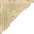 thumbnail image 3 of Ekena Millwork 4"W x 14"D x 14"H Traditional Traditional Rough Sawn Bracket, Douglas Fir, 3 of 4