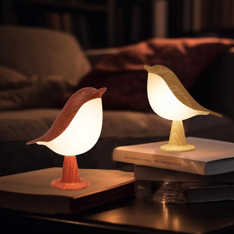 BestAlice Bird Shape Aromatherapy Desk Lamp – Touch Control, 3 Brightness Levels, USB Rechargeable