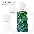 thumbnail image 3 of Sikiie Green Disco Lights Basketball Jersey Reversible Men's Mesh Athletic Sports Shirts Training Practice S-4XLMedium, 3 of 6