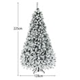 thumbnail image 2 of Costway 2,25m Árbol de Navidad con 1010 Ramas y 450 luces LED Ideal Como Decoración para las Fiestas, 2 of 7