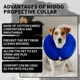 thumbnail image 2 of GHODEC Dog Cone After Surgery, Protective Inflatable Collar, Adjustable Blow Up Dog Collar, Pet Recovery Collar for Small Medium Large Dogs and Cats(L), 2 of 7