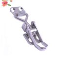 thumbnail image 3 of MERRYHAPY Lot de 1 Verrou en Acier Inoxydable pour Camions et Remorques, Vis de Fixation Réglable Argent 9.4*2.7cm, 3 of 8