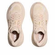Hoka Bondi 9 Womens Running Shoe - Vanilla/Birch