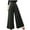 Army Green, variant on YYDGH Women's Wide Leg Pleated Palazzo Pants Casual Solid Color High Waist Trousers with Pockets Black S