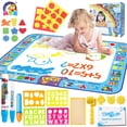thumbnail image 2 of Big Aquapaint Mat Tapete de dibujo borrable reutilizable para niños pequeños (juego completo) Likrtyny libre de BPA, 2 of 9