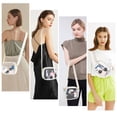 thumbnail image 3 of Bolsa transparente aprobada por el estadio KETIEE para mujer, color beige, 3 of 8