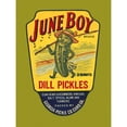 thumbnail image 3 of Retrolabel 12x14 Black Modern Framed Museum Art Print Titled - June Boy Dill Pickles, 3 of 5
