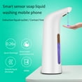 thumbnail image 2 of Automatic Soap Dispenser Touchless Sensor Hands Free Soap Dispenser Battery Operated Soap Dispenser 400ml Pump Electronic Drippy Liquid Soap Dispensers for Kitchen Bathroom, 2 of 9