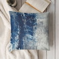 thumbnail image 3 of YINGXI Navy Blue and Gray Abstract Art Pillow Covers, Blue and Gray Oil Painting Throw Pillow Covers Outdoor Decorative Pillow Case for Couch Bed Sofa Cushion Home Decor 22x22in, 3 of 5