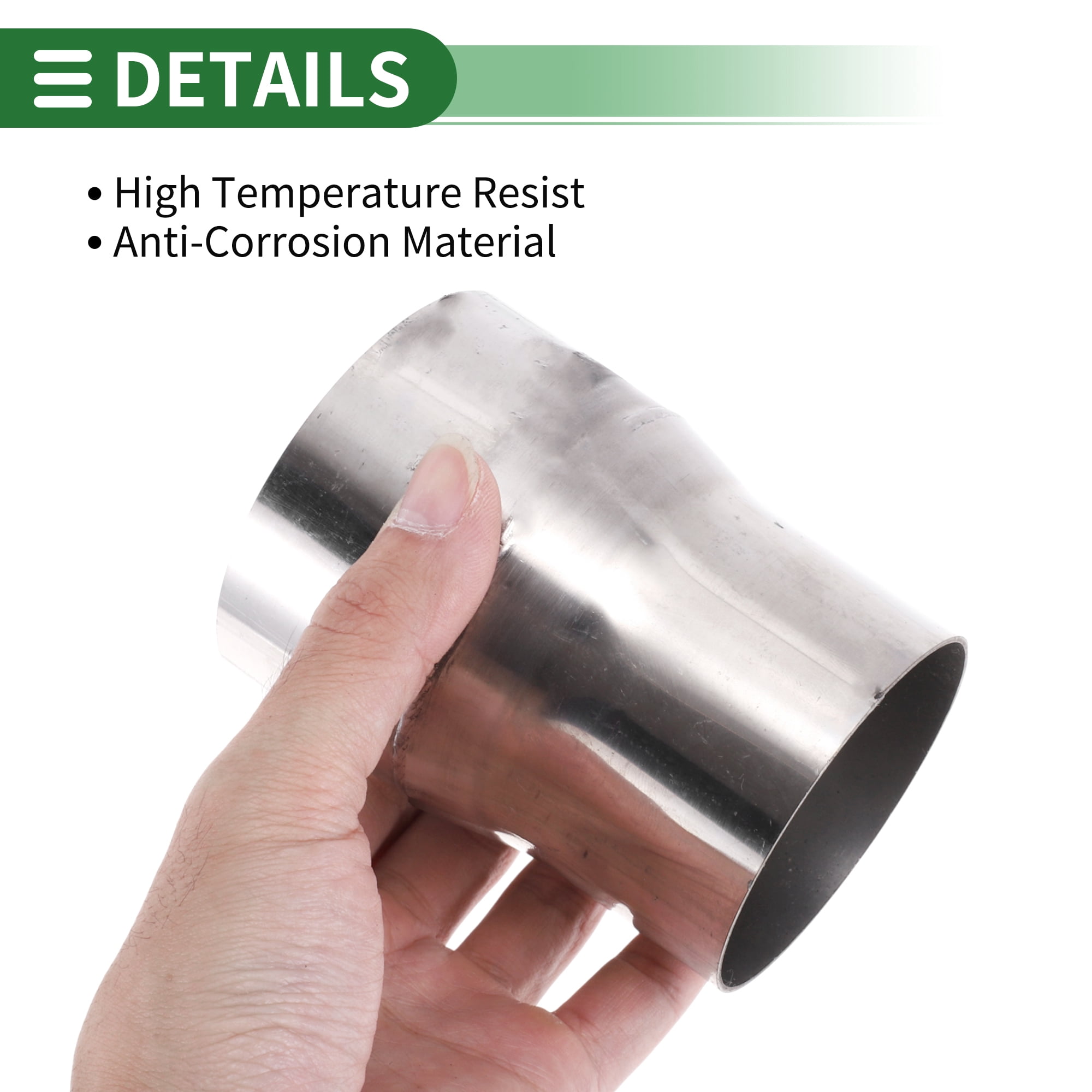 Unique Bargains Mandrel Exhaust Bend Elbow Concentric Reducer 2.75" OD to 3.15" OD