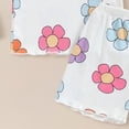 thumbnail image 6 of Toddler Kids 2PCS Suit Cute Cartoon Printed Short Sleeve Shorts Two Piece Set Casual Shorts Outfits Size 1-5 Y, 6 of 6