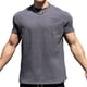 thumbnail image 1 of pstuiky camisetas de hombre, Camisa de manga corta transpirable y brillante con solapa y bloques de color para hombre camisetas de hombre xl, 1 of 2