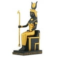 thumbnail image 2 of Egyptian King Queen Goddess Isis & God Osiris Sitting On Throne Figurine Set, 2 of 6