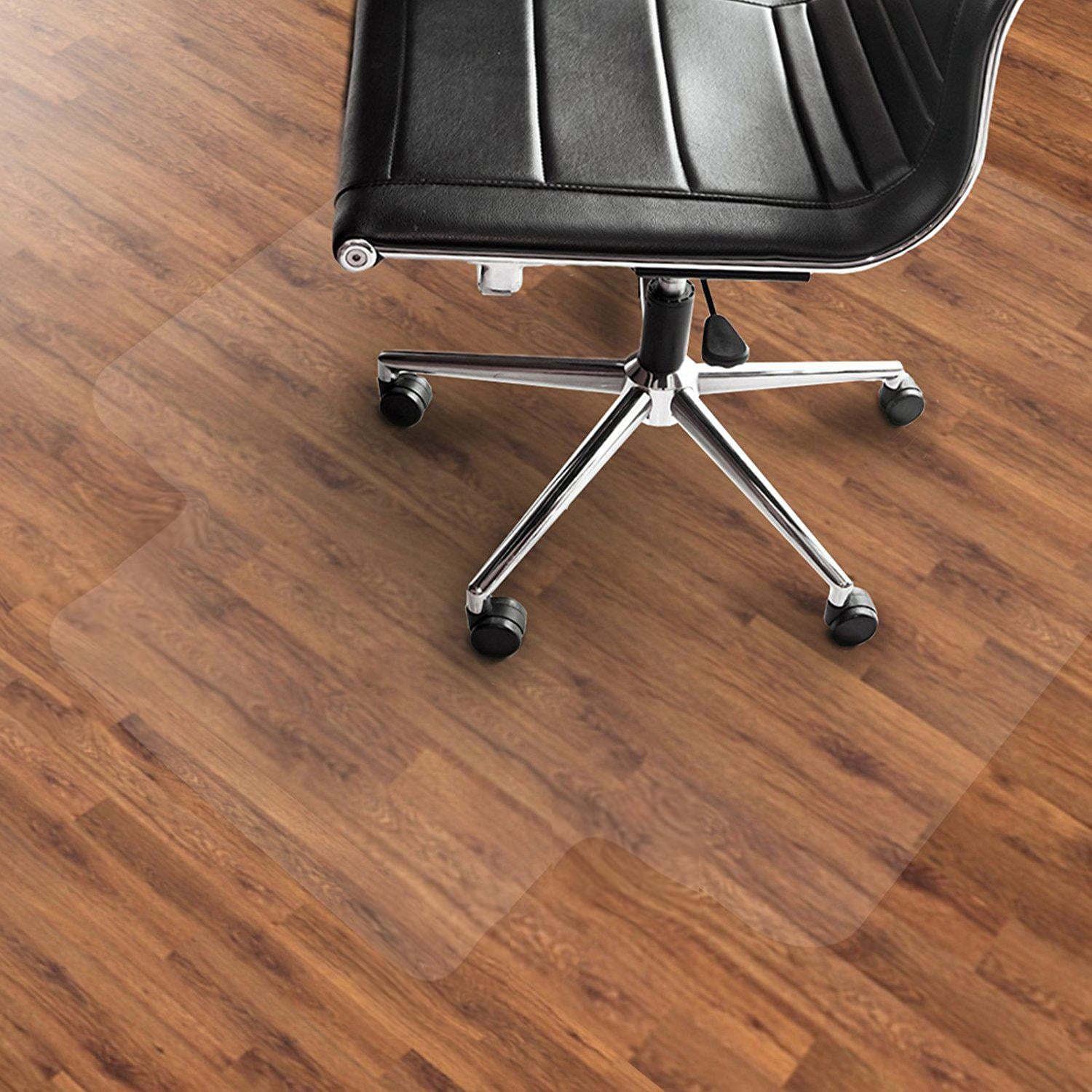 Home Office Protector Chair Floor Mat for Wood/Tile CushionTransparent 90X120CM 