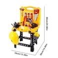 thumbnail image 3 of Dsscvnef Workshop Children's Toy Tool 82 Piece Pretend Tool Play Construction, 3 of 8