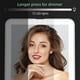 thumbnail image 5 of Espejo de maquillaje FUNTOUCH recargable con 72 luces LED 1X/5X, 5 of 7