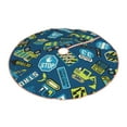 thumbnail image 2 of Bingfone Christmas Tree Skirt Mat Christmas Decoration Interior 30"-Cartoon Heavy Equipment, 2 of 8