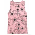 thumbnail image 5 of Yteetum Women's Summer Tank Tops Sleeveless Crewneck Floral Printed Shirts Womens Casual Loose Fits Lightweight Comfy Tanks, 5 of 5