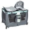 Baby Trend Retreat Nursery Center Playard with Bassinet and Travel Bag - Hint of Mint Green - Green