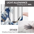 thumbnail image 6 of LALILO Kitchen Curtain Valance Big Wave Japanese Rod Pocket Window Curtain 52"x 18" Set of 2, 6 of 6