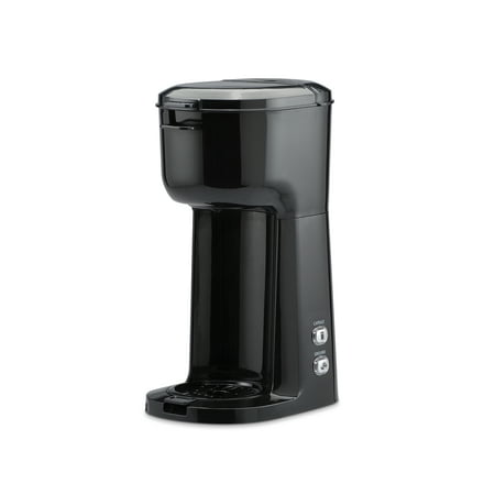 Mainstays Single Serve Coffee Maker Dual Brew 1 cup Capsule or Ground Coffee Black MODEL 202140