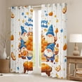thumbnail image 3 of Feelyou Western Happy Hanukkah Black Out Curtains, Cartoon Funny Gnome Curtains Pack of 2 (42x63 Each), Chanukah Holiday Bedroom Curtains, Blackout Curtains Bedroom Decor, 3 of 7