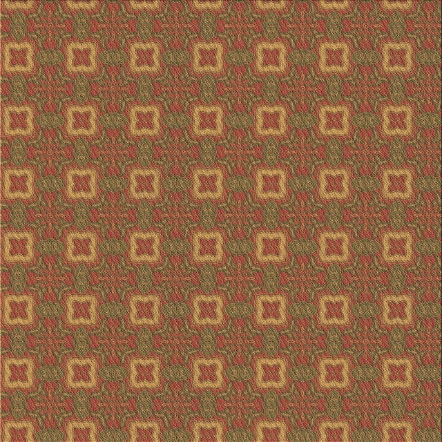 Ahgly Company Machine Washable Indoor Square Transitional Mahogany Brown Area Rugs, 5' Square