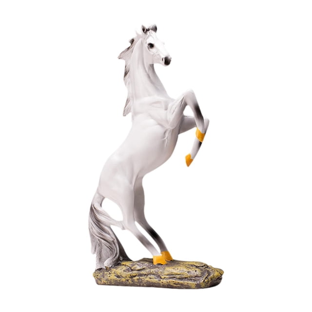 Estatua de caballo, figura de caballo, estatua coleccionable de animales, escultura artística, pieza para mesita de noche, dormitorio, estantería, sal