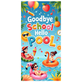 thumbnail image 6 of Colorful Summer Goodbye School Hello Pool Banner for Kids Party Pool Party Summer Celebration, 6 of 7