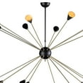 thumbnail image 2 of Mid Century Style 20 Arm Lights Brass Sputnik Chandelier Ceiling Light Fixture, 2 of 4