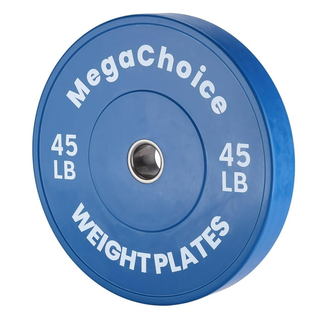 Yiwa Rubber Bumper Weight Set - 2 Inch Barbell Plates for Home Gym Strength Training