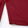 thumbnail image 4 of Kakii Men's Solid Color Long Sleeved Hooded Fake Two-piece Sports T-shirt Fitness Base Top, 4 of 5