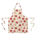 thumbnail image 2 of Pioneer Flower Floral Print Pattern Apron for Women and Men, Cotton Linen Waterproof with Pockets, Adjustable, 33x27 Inch for Kitchen, Gardening, BBQ, Salon, 2 of 6