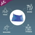 thumbnail image 6 of Flamingo Lumbar Sacro Support Belt- Back Pain Relief, Monofilament Elastic, Softer Foam Pad, Blue, L, 6 of 6